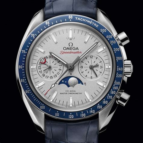 omega seamaster lune|omega moon phase watch.